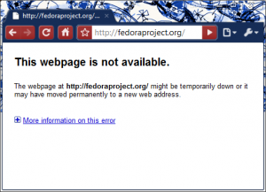 Fedoraproject.org has downed.